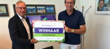 Wethouder Verburg feliciteerde Beste Onderneming van Noord-Holland Loogman