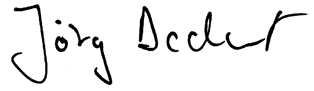 Unterschrift Dr. Jörg Dechert