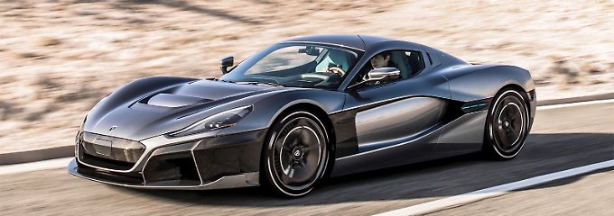 Ähnlich übermotorisiert wie der Evija ist der C-Two des kroatischen Elektrospezialisten Rimac. Auch hier kommen vier Motoren mit 1915 PS zum Einsatz, die einen Sprint auf 100 in unter zwei Sekunden sowie maximal 412 km/h erlauben. 