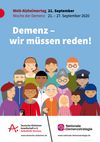 Plakatmotiv zum WAT 2020: Eine Gruppe von Personen blickt den Betrachter redebereit an