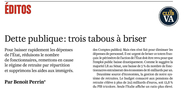 Dette publique : l'édito de Benoît Perrin dans Valeurs actuelles